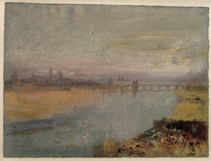 Trier gezien vanuit het westen door Joseph Mallord William Turner